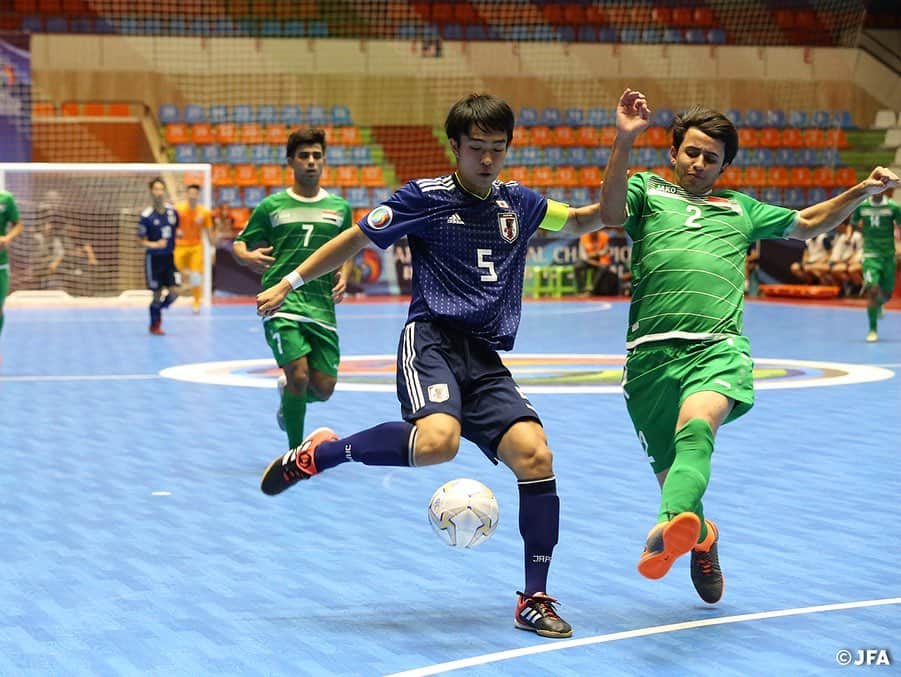 日本サッカー協会さんのインスタグラム写真 - (日本サッカー協会Instagram)「📸Match Photos﻿ ・﻿ AFC U-20フットサル選手権イラン2019に出場しているU-20フットサル日本代表は、18日(火)に行われた準々決勝のU-20フットサルイラク代表戦に2-0で勝利し、大会初のベスト4進出を果たしました！ ・﻿ 🏆AFC U-20フットサル選手権イラン2019﻿ 🆚U-20フットサルイラク代表🇮🇶 ・﻿ GK 1 #田淵広史﻿ FP 5 #畠山勇気﻿ FP 7 #髙橋裕大﻿ FP 11 #本石猛裕 ﻿ FP 14 #山田慈英﻿ ⚽得点者 ﻿ FP 4 #萩原真夏 FP 9 #松川網汰 ﻿ ・﻿ #daihyo #jfa」6月20日 15時44分 - japanfootballassociation