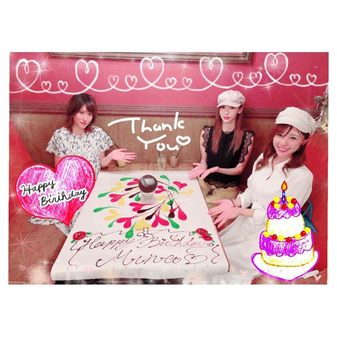 ひかりさんのインスタグラム写真 - (ひかりInstagram)「みな誕生日おめでとう🎉💞😆 #solomons #ソロモンズ#テーブルアート#アート#東京#原宿#表参道#誕生日 #birthday #happybirthday #happy #おめでとう #バースデー #記念日 #love #ケーキ #女子会 #lunch #ファッショニスタ #party #cafe #代官山 #shibuya #オシャレ#daikanyama #女子力 #beauty #女子力向上委員会マニア #美意識 #コスメ」6月20日 15時57分 - piiiiiii_k