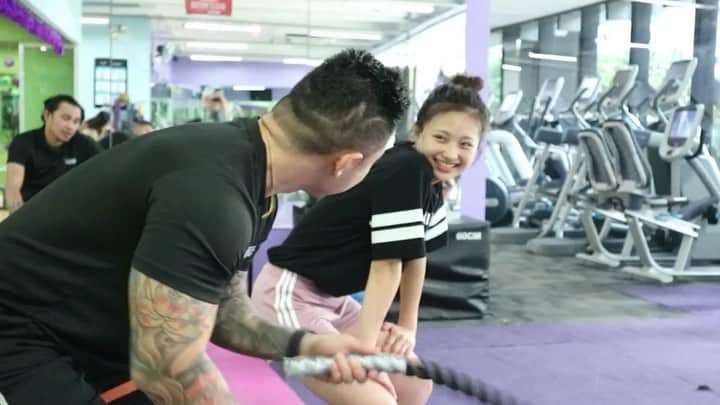 石井美音奈のインスタグラム：「きつかったトレーニングの１つ🥵」