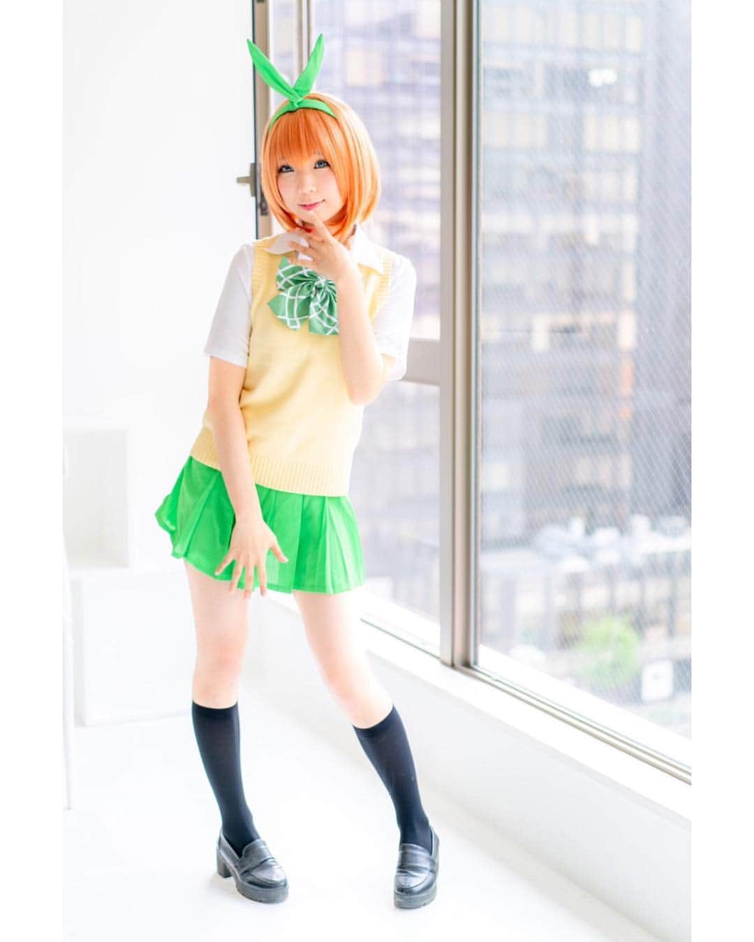 のインスタグラム：「model: Hattie  #ポートレート #portrait #ポートレート部 #ポートレート女子 #コスプレイヤー #コスプレ #costume #kawaiigirl #cosplayer #cosplayphotography #cosplaygirl #coser #cutegirls #beautifulgirls #japanesegirl #asiangirls #그라비아 #cosplay #코스프레 #gravure #모델촬영 #japanesecosplay #sexycosplaygirl #instacosplay #kawaiicosplay #yotsuba #五等分の花嫁 #中野四葉 #nakanoyotsuba」