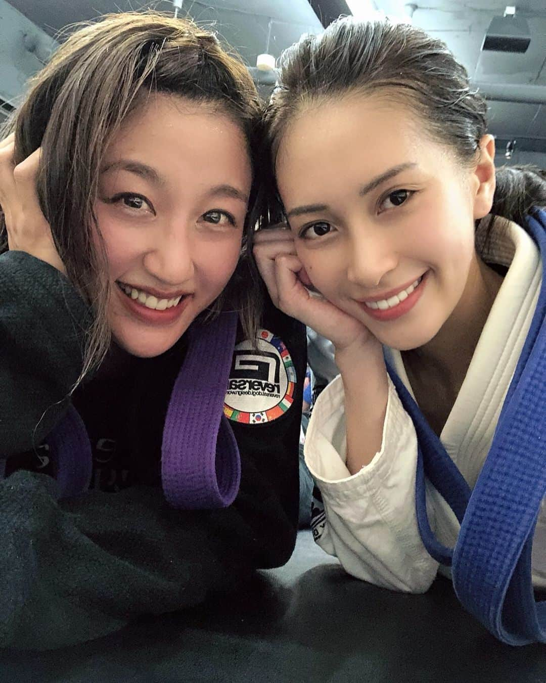 東あずささんのインスタグラム写真 - (東あずさInstagram)「しーやん💜💙 #杉山しずか #強すぎるしずかちゃん #bjj#bjjgirls#brazilianjiujitsu#mma #training#fitness#workout」6月20日 17時10分 - azuma.azusa