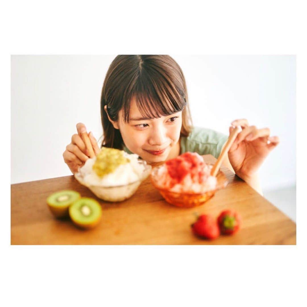 宮崎葉さんのインスタグラム写真 - (宮崎葉Instagram)「🍧🍓🥝🍊 @mina.magazine のかき氷企画 たのしいし、おいしいし、おいしいから、 おわってみたら4杯たべてました。 原料水なのでゼロカロリー！！！！！！！！！！！！ #mina」6月20日 18時40分 - you_miyazaki