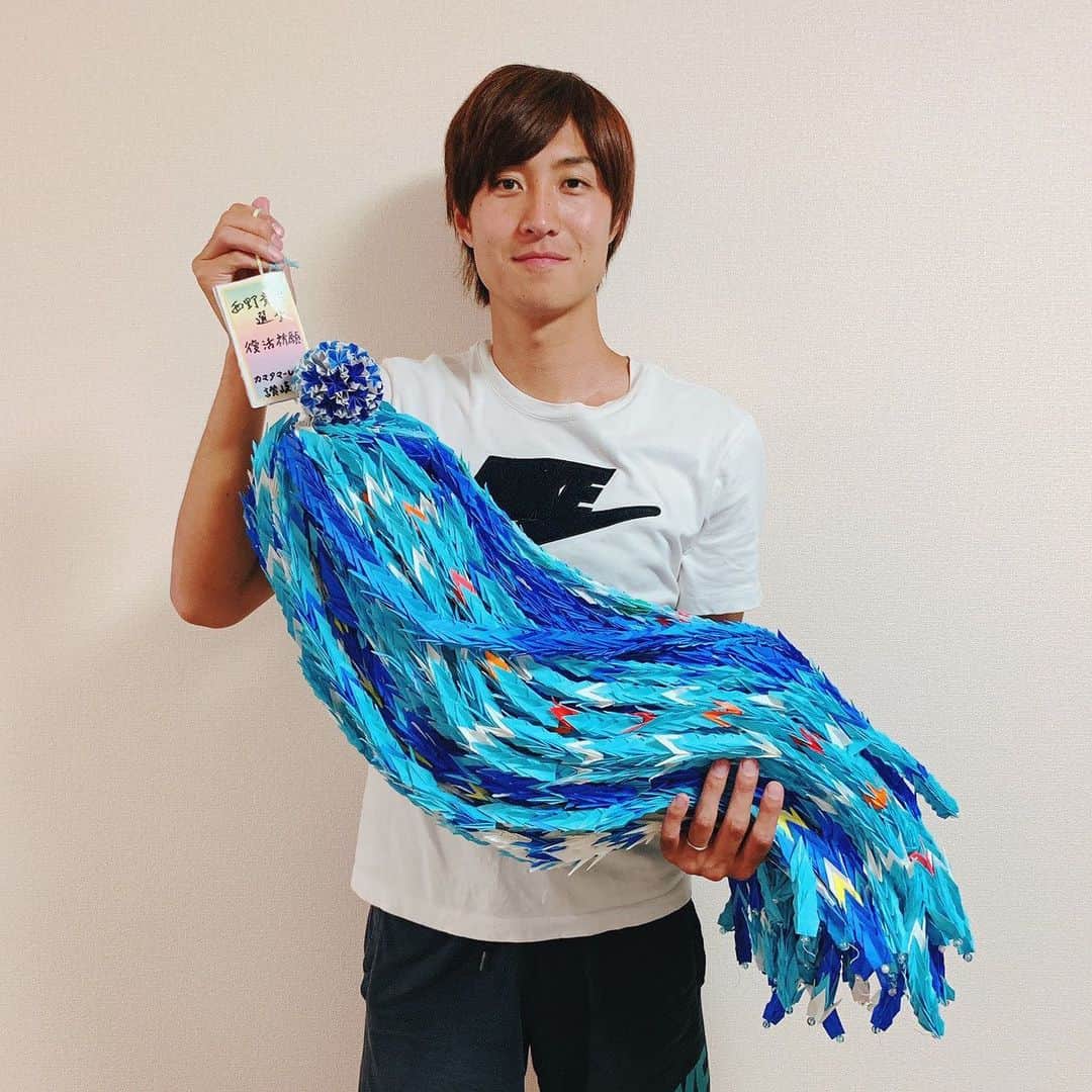 西野貴治さんのインスタグラム写真 - (西野貴治Instagram)「リハビリ順調に進んでます！ 千羽鶴とたくさんの応援メッセージありがとうございました🙏」6月20日 18時49分 - n.takaharu