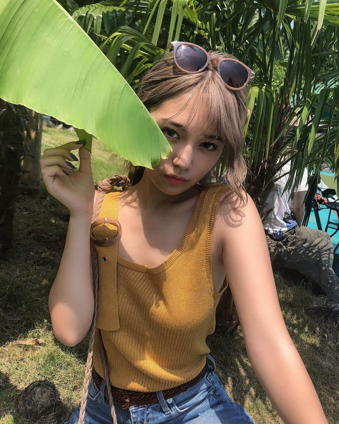 浪花ほのかさんのインスタグラム写真 - (浪花ほのかInstagram)「、 、 、  葉っぱ〜」6月20日 18時50分 - hnoa_z