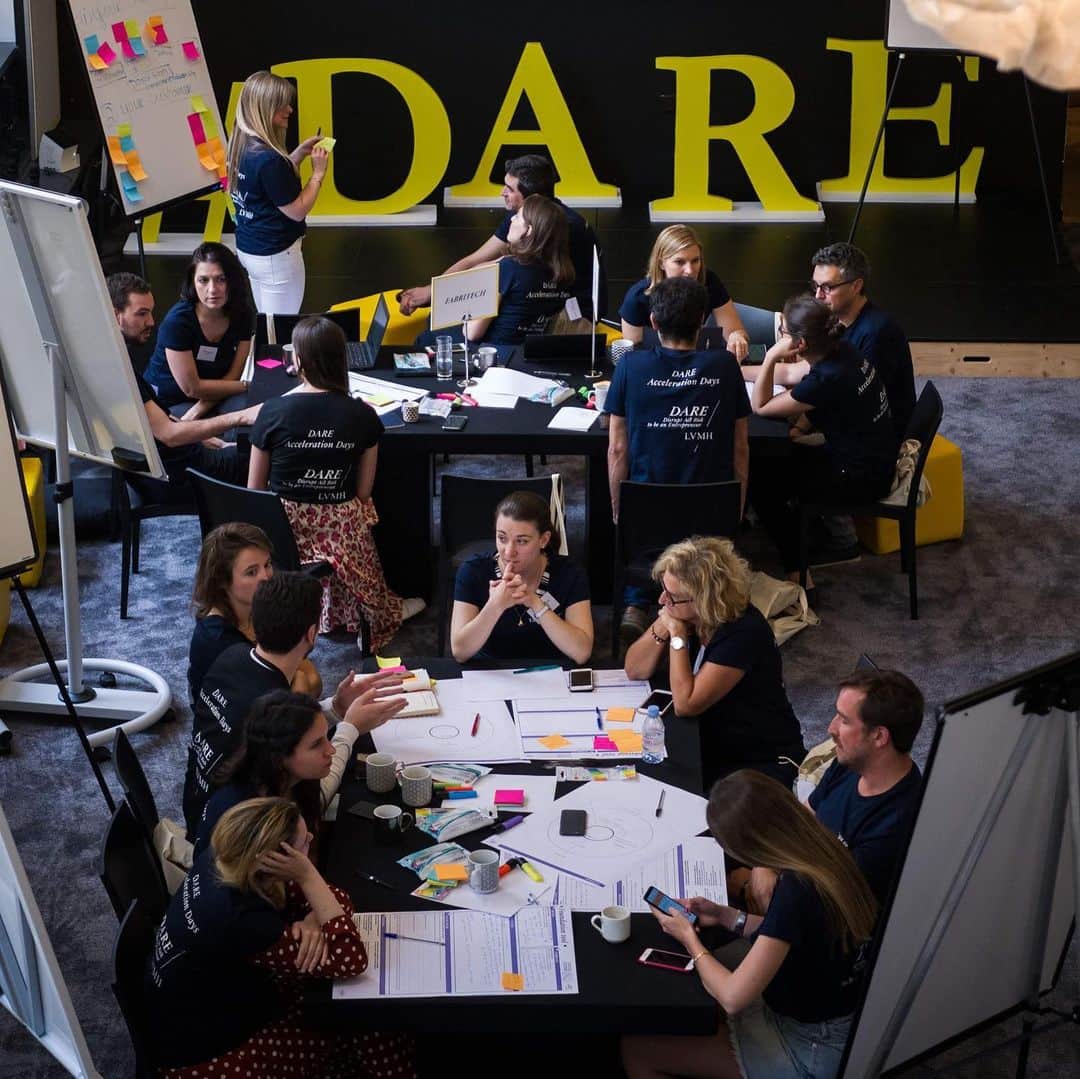 LVMHさんのインスタグラム写真 - (LVMHInstagram)「Reinventing the future of luxury - #DARELVMH Acceleration Days  DARE Acceleration Days allowed 21 teams of intrapreneurs from past DARE editions to meet and accelerate their projects’ growth.  This was achieved through a two-day cohort-based program including: community sharing, networking with startuppers, startup methodologies and tools, masterclasses, workshops and mentorship.  In the cover: Sandra Rimbot - LVMH Global Head of Talent, alongside intrapreneur Léa from the SHERO project.  M📷: @gabrieldelachapelle  _ #LVMHtalents」6月20日 19時17分 - lvmh