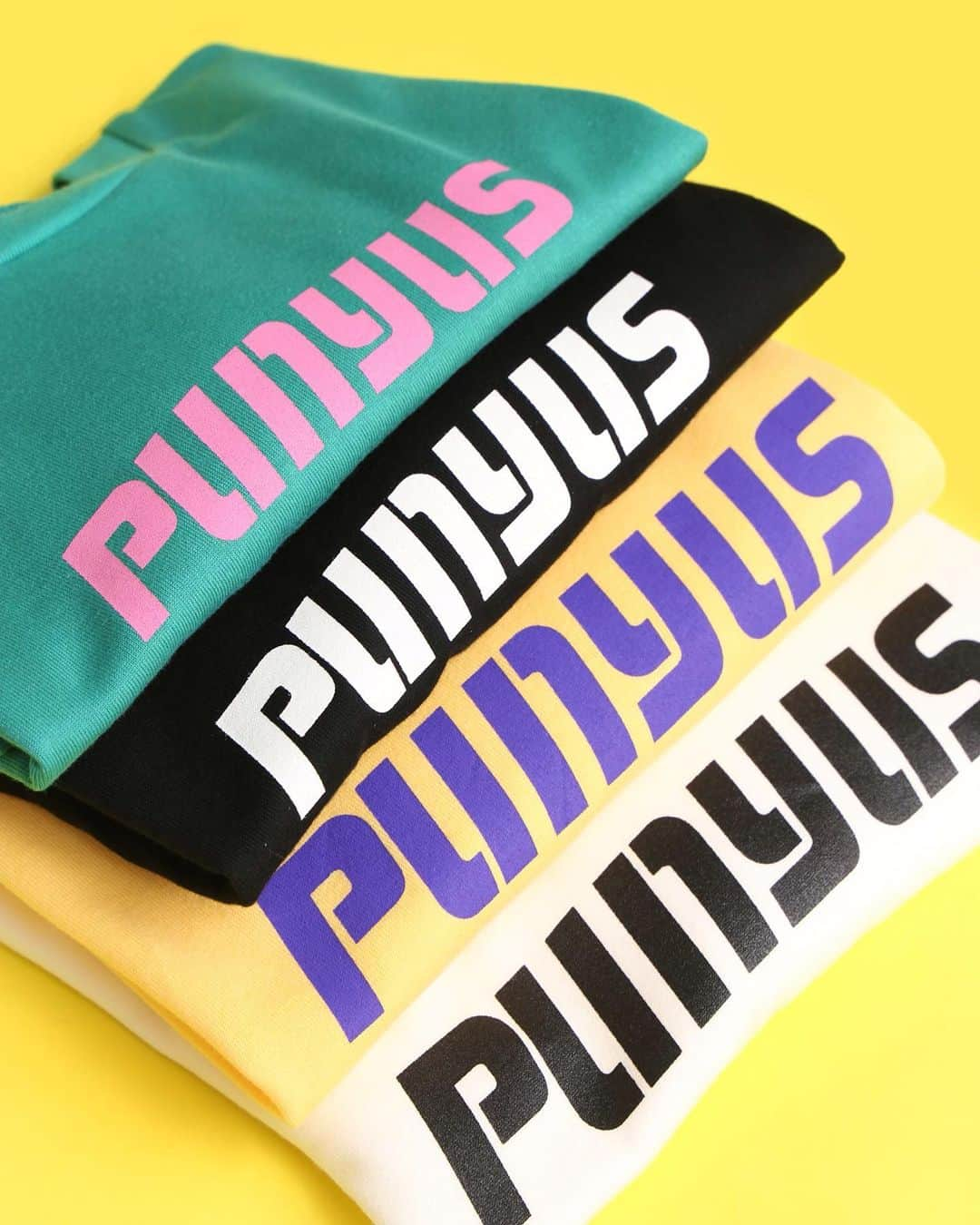 PUNYUSさんのインスタグラム写真 - (PUNYUSInstagram)「. ＼NEW ARRIVAL／ 6/21(金)昼12時⏰発売スタート📱💨 . 💚💛ロゴTシャツ💜🖤 ¥2,990+tax／WHT,YLW,GRN,BLK illust by @ayako_hishinuma . . #punyus #プニュズ #ぷにゅず #watanabenaomi #渡辺直美 #fashion #japanfashion #look #streetfashion #summer #summerfashion #SHIBUYA109 #スカイツリー #ルミネエスト新宿 #横浜ジョイナス #あべのキューズモール #名古屋パルコ #札幌パセオ #ZOZOTOWN #ONLINESHOP #internationalshipping https:// punyus.baskech.net/」6月20日 19時21分 - punyus