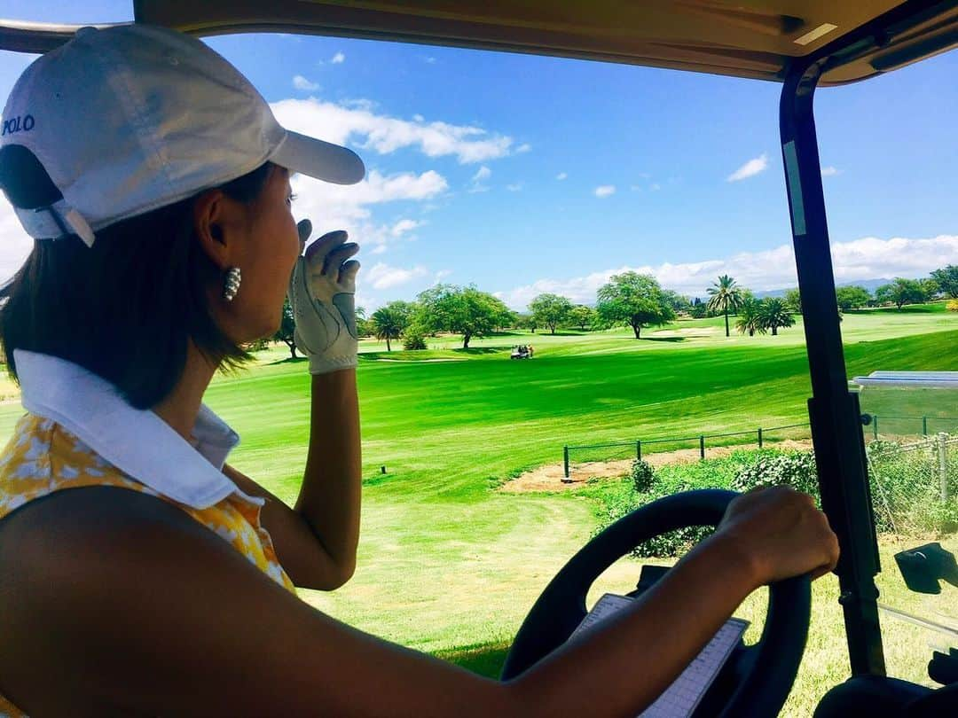 相川友希さんのインスタグラム写真 - (相川友希Instagram)「ゴルフ⛳️ #ゴルフ好き #ハワイゴルフ夢だった #綺麗 #また来たい #旅 #ハワイ #hawaii #旅行好き #ゴルフ旅行 #日焼けざんまい #ホアカレイ」6月20日 19時35分 - yuki923a