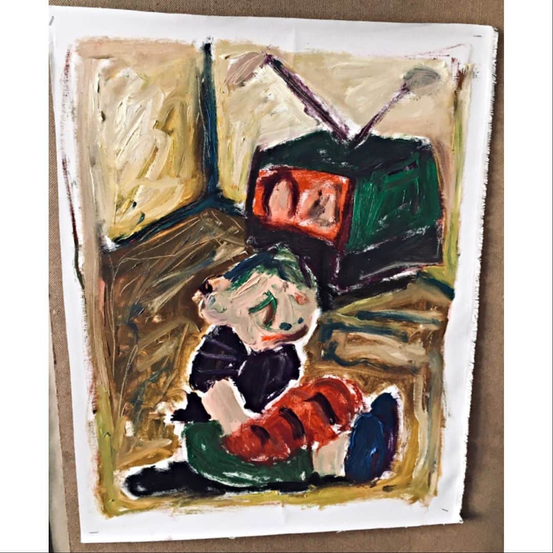 マット・ディロンさんのインスタグラム写真 - (マット・ディロンInstagram)「Studio visit in Hamburg with Marcel- painter’s painter. Great body of work! #marcelhueppauff @c.k.dexter.haven #stpauli #hamburg #germany #thinkinpictures」6月20日 20時07分 - mattdillon