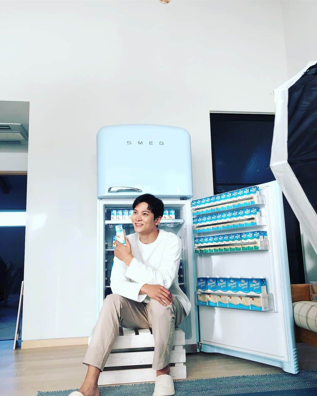 チュウォンさんのインスタグラム写真 - (チュウォンInstagram)「#AlmondBreeze ❤️」6月20日 20時13分 - zu.won_moon.jun.won