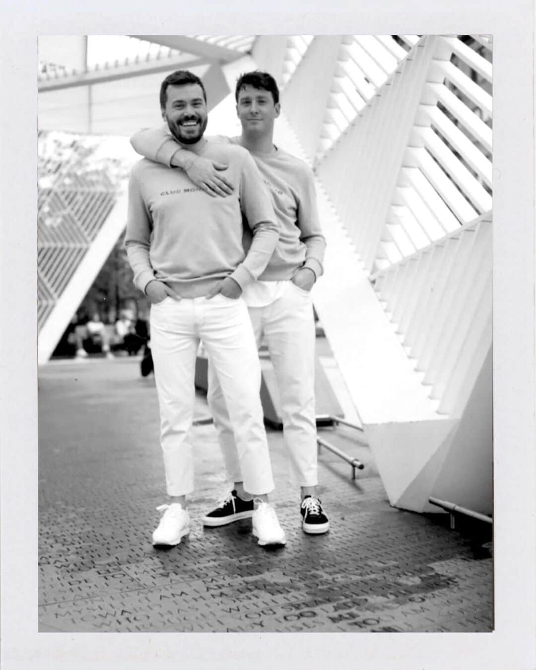 Club Monacoのインスタグラム：「“Pride means community and acceptance of one another and love for everyone.” Nick—and partner, Justin, with coworker, Tyson, all from the Club Monaco visual team ⠀⠀⠀⠀⠀⠀⠀⠀⠀ Celebrating love in partnership with Stonewall Community Foundation. #CMPride #Pride」