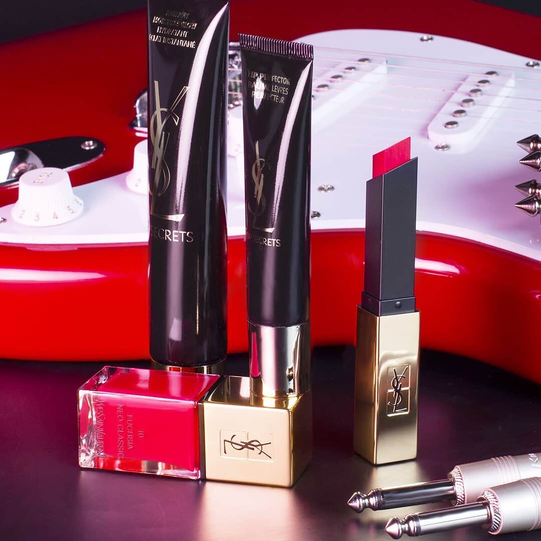 Yves Saint Laurent Beautyさんのインスタグラム写真 - (Yves Saint Laurent BeautyInstagram)「The greatest hits on tour.... ROUGE PUR COUTURE THE SLIM in N°21 ROUGE PARADOXE TOP SECRETS LIP PERFECTOR TOP SECRETS INSTANT MOISTURE GLOW LA LAQUE COUTURE in N°10 FUCHSIA NEO-CLASSIC #yslbeauty #rougepurcouturetheslim #topsecrets」6月20日 21時12分 - yslbeauty