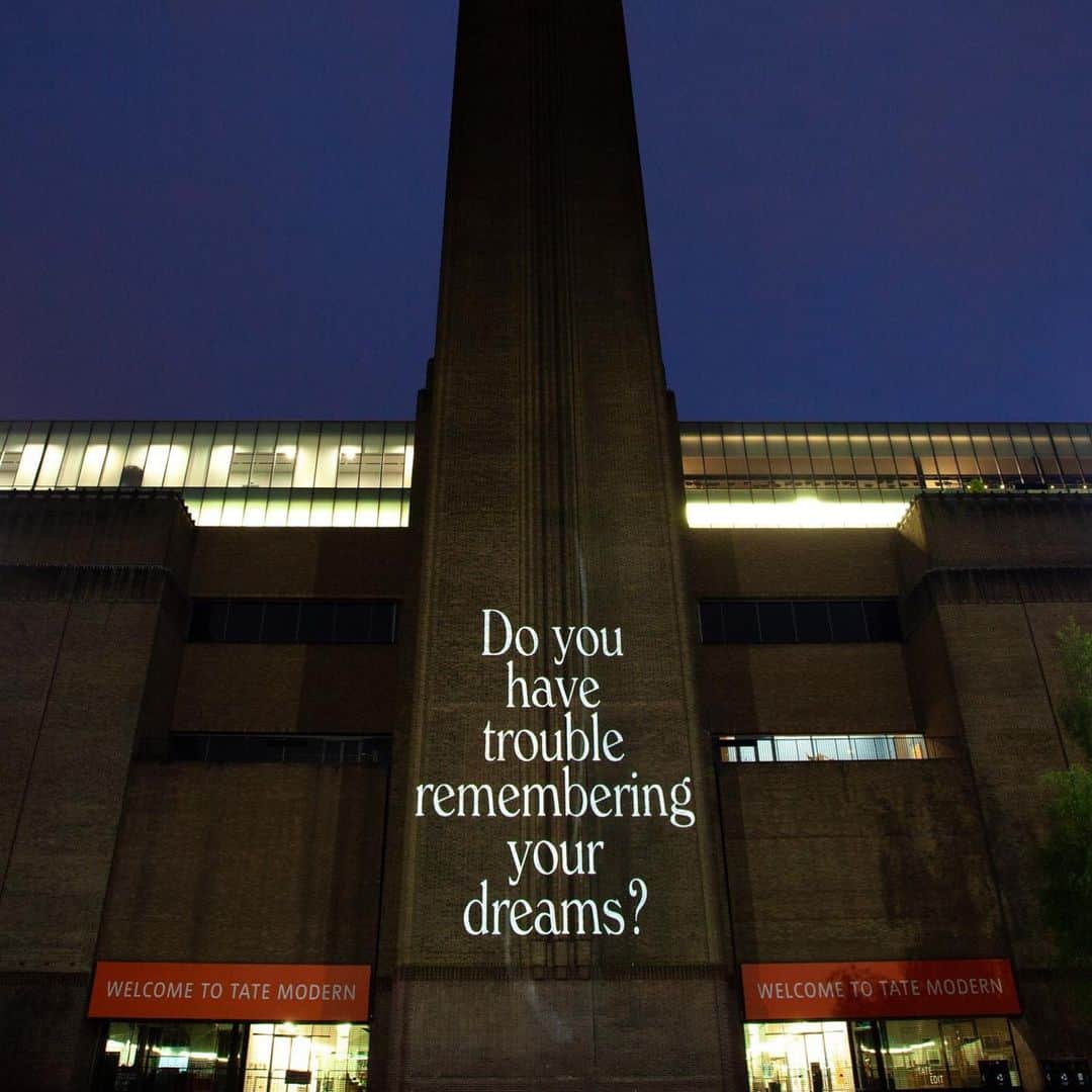 Dazed Magazineさんのインスタグラム写真 - (Dazed MagazineInstagram)「...asking for @thomyorke, who teased new music with messages including this projected on buildings in London. Do you? What was your last dream? 💬⬇️﻿⠀ ﻿⠀」6月20日 23時00分 - dazed
