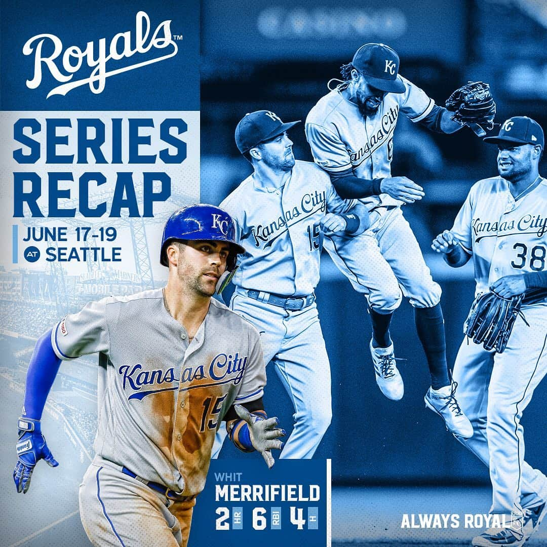 カンザスシティ・ロイヤルズさんのインスタグラム写真 - (カンザスシティ・ロイヤルズInstagram)「Back to KC with a series dub in tow. #AlwaysRoyal」6月21日 1時22分 - kcroyals