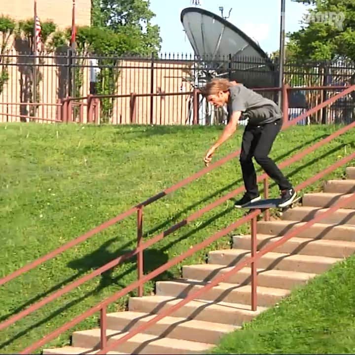 スラッシャーのインスタグラム：「👉🏽 @aaronjawshomoki’s ‘STRFKR’ part is LIVE on ThrasherMagazine.com 🌠 Filmed by @codylonglens」