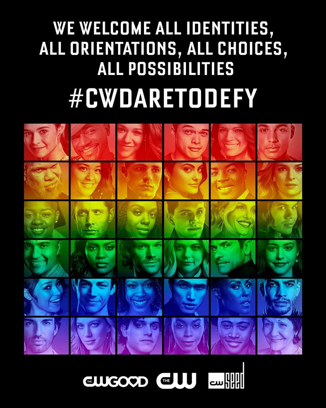 The CWさんのインスタグラム写真 - (The CWInstagram)「All are welcome at The CW 🏳️‍🌈. #CWLove #PrideMonth #CWDareToDefy 🔁: @cwgood」6月21日 2時00分 - thecw