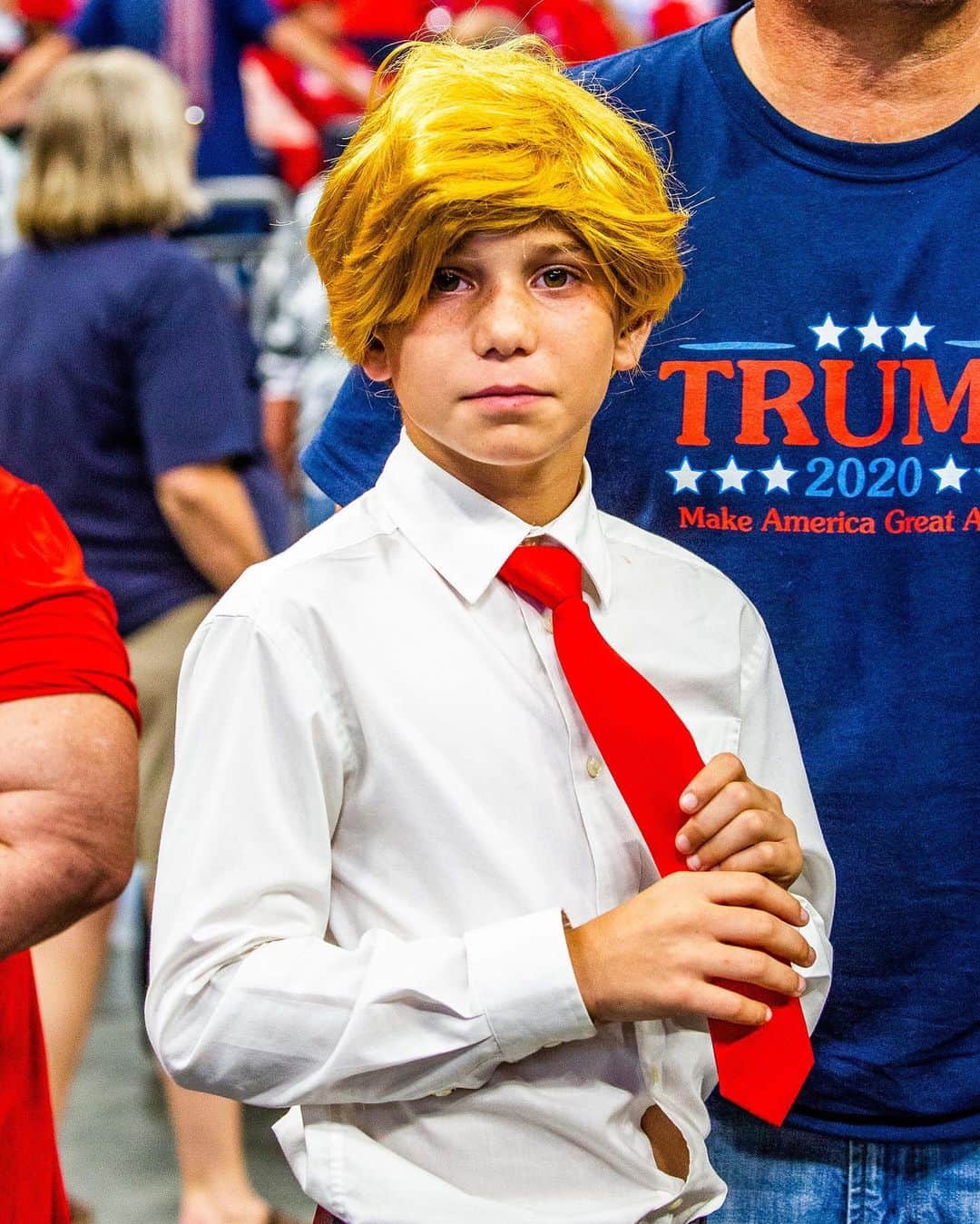TIME Magazineさんのインスタグラム写真 - (TIME MagazineInstagram)「At its core, @realdonaldtrump's campaign is a kind of a perpetual outrage machine. It uses algorithms—automated settings on Internet platforms like Google and Facebook—to place massive digital ad buys anytime #Trump creates a firestorm. The cycle is simple: Trump says something controversial or offensive; that drives a surge of search interest in the topic; and that gives his campaign an opening to serve up online ads. The ads encourage supporters to text the campaign, take single-question campaign-generated polls, and buy Trump hats, yard signs, beer coolers and WITCH HUNT decals from the campaign online store, all of which rakes in voter contact data. Never before has an incumbent President run a campaign this way. “It is a strategy built for the new partisan era,” says Princeton University presidential historian Julian Zelizer. “Candidates are always doing things to turn out their supporters. What has not been tested, at least in modern times, is a strategy in which all the rhetoric and all the policy is just tailored around the turnout crowd and there is no effort to go beyond it.” Read more at the link in bio. Photographs by @davidwilliamsphoto—@reduxpictures for TIME」6月21日 2時21分 - time