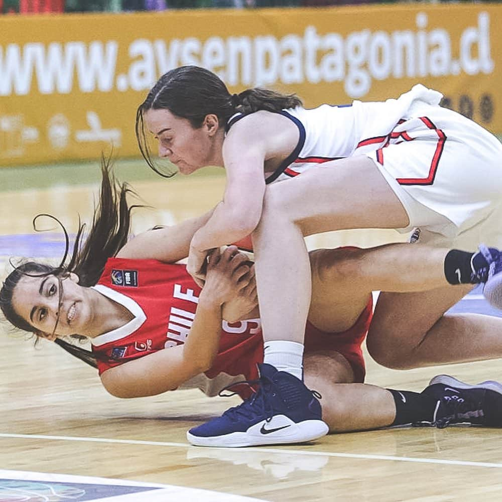 USA Basketballさんのインスタグラム写真 - (USA BasketballInstagram)「A 75-point average margin of victory for the USA U16 Women through three games in Chile 🙌🏼」6月21日 3時14分 - usabasketball