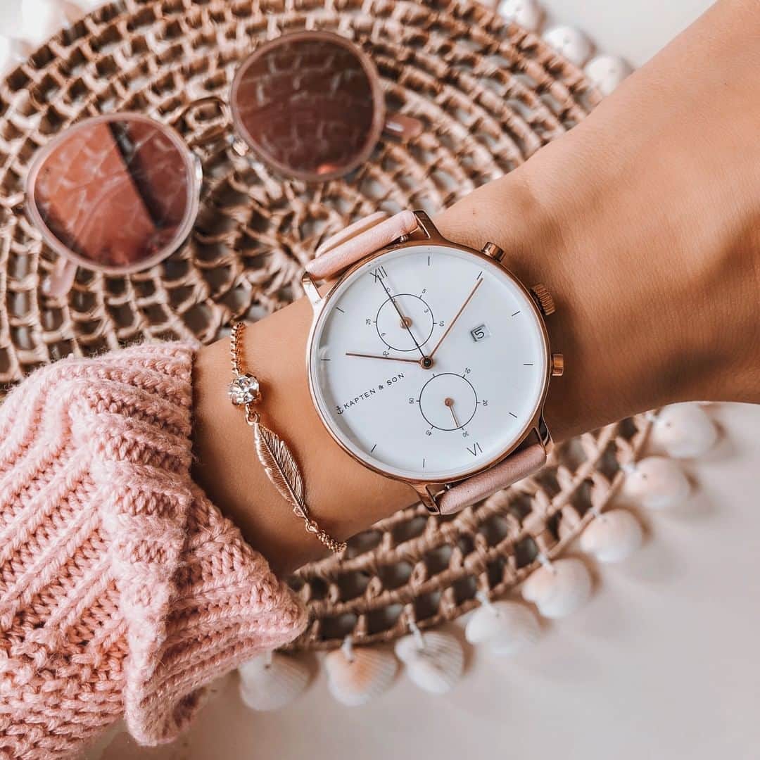 Kapten & Sonさんのインスタグラム写真 - (Kapten & SonInstagram)「'Life is a journey, make the most of it.' ✨ Our Chrono Cherry Blossom Leather is the perfect companion for your next journey! #bekapten #kaptenandson﻿ .﻿ .﻿ .﻿ #watch #watches #rosegold #summerlook #summeroutfit #summerstyle #ootdfash #ootd #dailyinspo #fashionaddicted」6月21日 3時30分 - kaptenandson