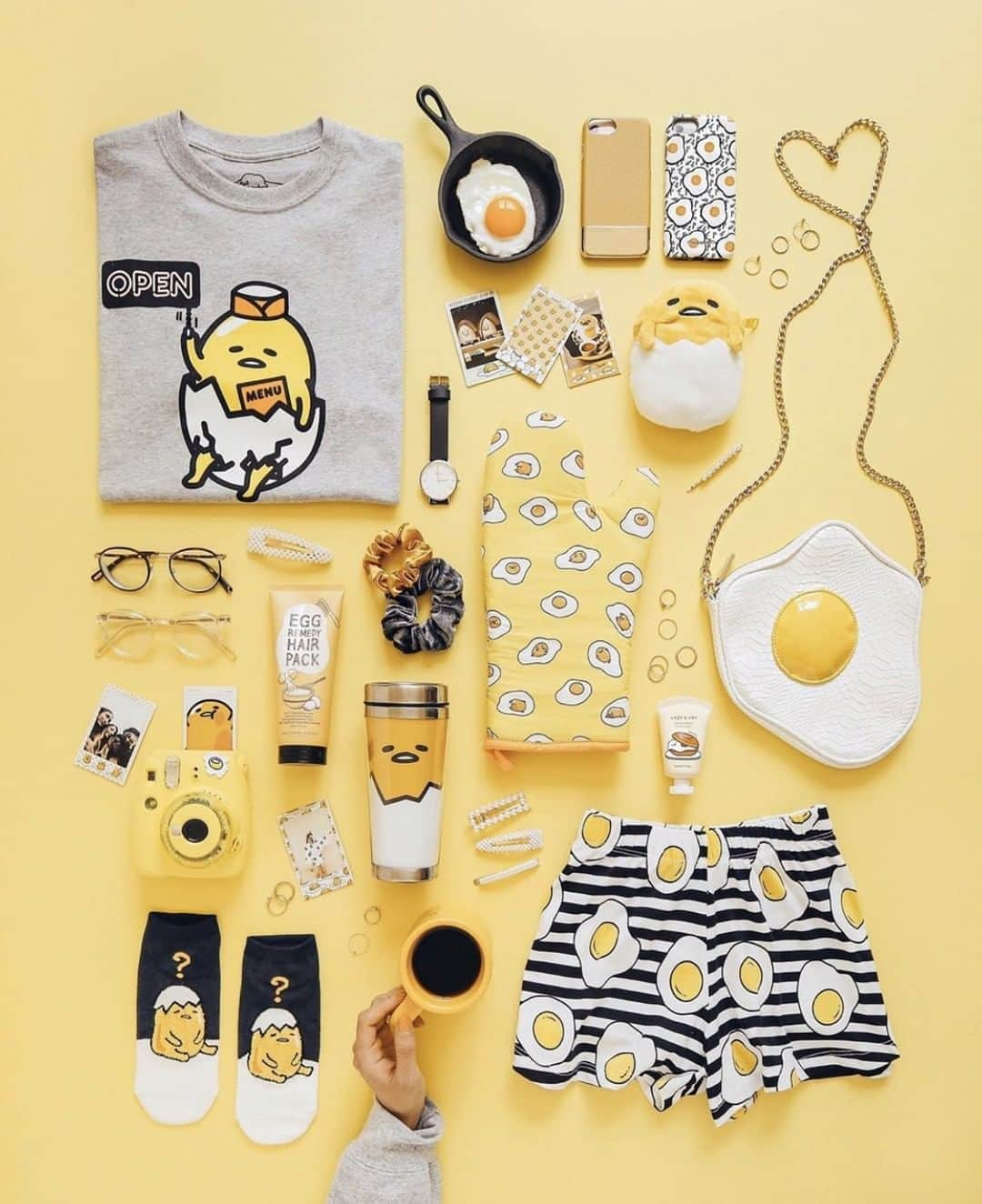 ぐでたまさんのインスタグラム写真 - (ぐでたまInstagram)「daily egg-spo from @hungryhipsters 🍳 #gudetama」6月21日 4時01分 - gudetama