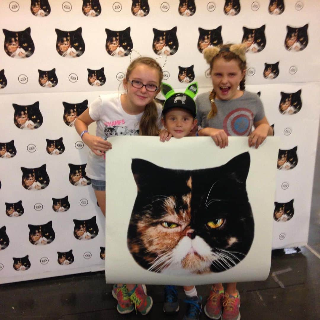 Pudgeさんのインスタグラム写真 - (PudgeInstagram)「A #tbt to all the years spent at @catconworldwide 💙 Pudge will be celebrating 5 years with @catconworldwide next weekend in Pasadena! You can meet her both days, Saturday June 29 & Sunday June 30 - grab your tickets in her bio. Proceeds benefit local animal charities 💙  Can’t wait to see you all again this year!」6月21日 4時14分 - pudgethecat