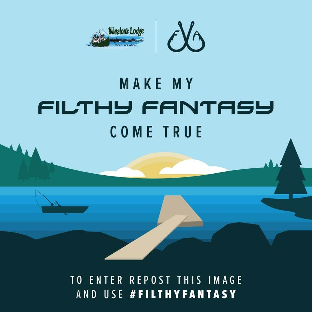 Filthy Anglers™さんのインスタグラム写真 - (Filthy Anglers™Instagram)「FREE TRIP to FILTHFEST 2019! GIVEAWAY, last chance! To enter, simply post this image with #filthyfantasy on your page and you must be following us. This is an all inclusive trip, we will pay for you AND a guest to FLY out to @wheatons_lodge, put you up for 2 nights, 3 days, pay for all your meals and provide you with a fishing trip of a lifetime surrounded by some amazing people. We will be obviously fishing, but we will also have a live band on the water, lobster bake and a ton of laughs! We will pick a winner on July 2nd -  To Enter: 1. Post this image on your page - tag us and use #filthyfantasy.  2. Follow us if not already 3. Tag below the person you will take with you if you win  Best of luck to all, we cannot wait!  Winner will be announced July 2nd.  #fishingtrip #catchandrelease #bassfishing #largemouthbass #getoutside #anglerapproved #outdoors #teamfilthy #lakelife #salmon #trout #bigfish #girlswhofish #camping #fishing」6月21日 8時01分 - filthyanglers