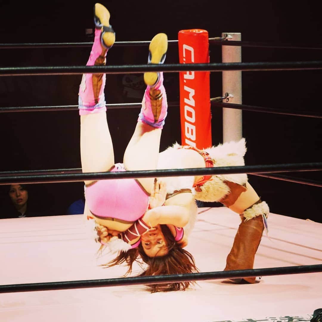 中島翔子のインスタグラム：「全然更新してないのでたまには試合の写真を上げます。 #prowrestling」