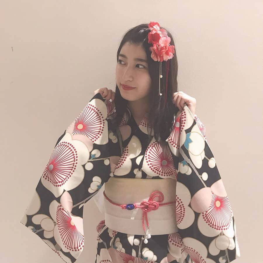 吉田華恋さんのインスタグラム写真 - (吉田華恋Instagram)「この前の撮影で着ました☺︎ 黒も意外といいね✌︎ #浴衣」6月21日 18時51分 - karen_yoshida_8