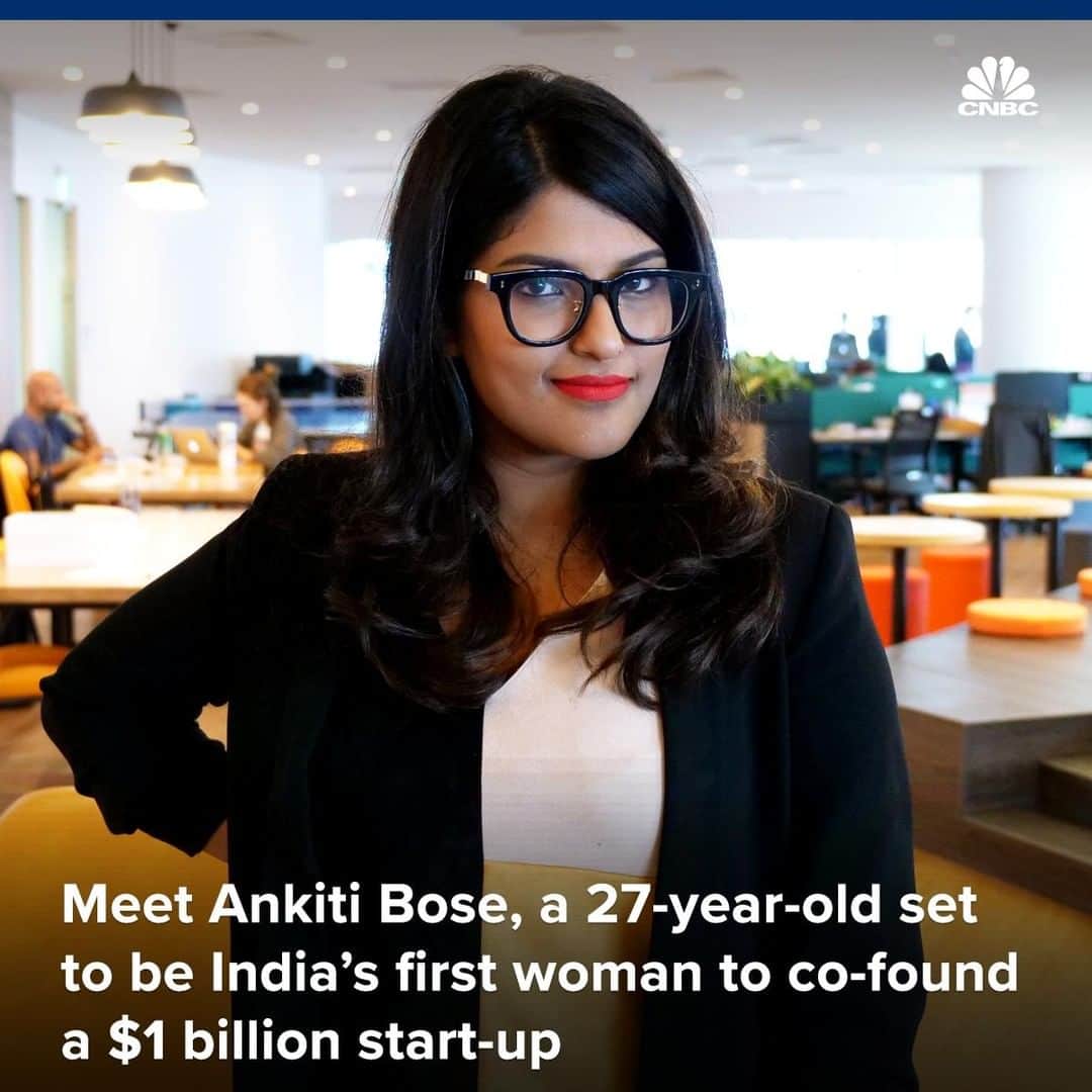 CNBCさんのインスタグラム写真 - (CNBCInstagram)「Ankiti Bose is 27 — and on course to become the first Indian woman to co-found a $1 billion start-up.⠀ ⠀ In 4 short years, she has grown her Southeast Asian e-commerce site Zilingo into a global platform with more than 7 million active users. With a rapidly expanding investor following, the start-up’s latest cash injection in February 2019 valued the business at $970 million.⠀ ⠀ And to think, it all started with a shopping trip to Thailand. “It was 2014 and I was on holiday with some friends, some ex-colleagues actually, in Bangkok, ” Bose told @CNBCMakeIt.⠀ ⠀ “I was like ‘wow, this stuff should be online!’ But they just couldn’t sell online, they didn’t know how to. That was the inception,” said the CEO.⠀ ⠀ To learn about her background or her company, visit the link in our bio.⠀ *⠀ *⠀ *⠀ *⠀ *⠀ *⠀ *⠀ *⠀ #money #savings #tips #rich #young #save #finance #personalfinance #wealth #new #cnbc #cnbcmakeit #business #rich #boss #youngboss #savingmoney #investing #hardwork #motivation #ceo #millions #millennial #india」6月21日 19時00分 - cnbc