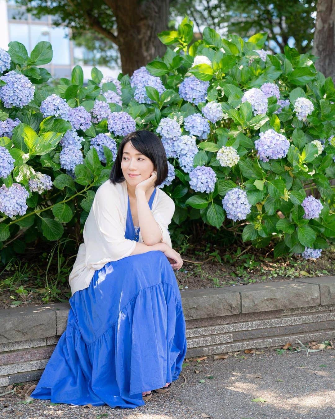 川田希さんのインスタグラム写真 - (川田希Instagram)「紫陽花💠💠💠」6月21日 13時11分 - nozomikawata