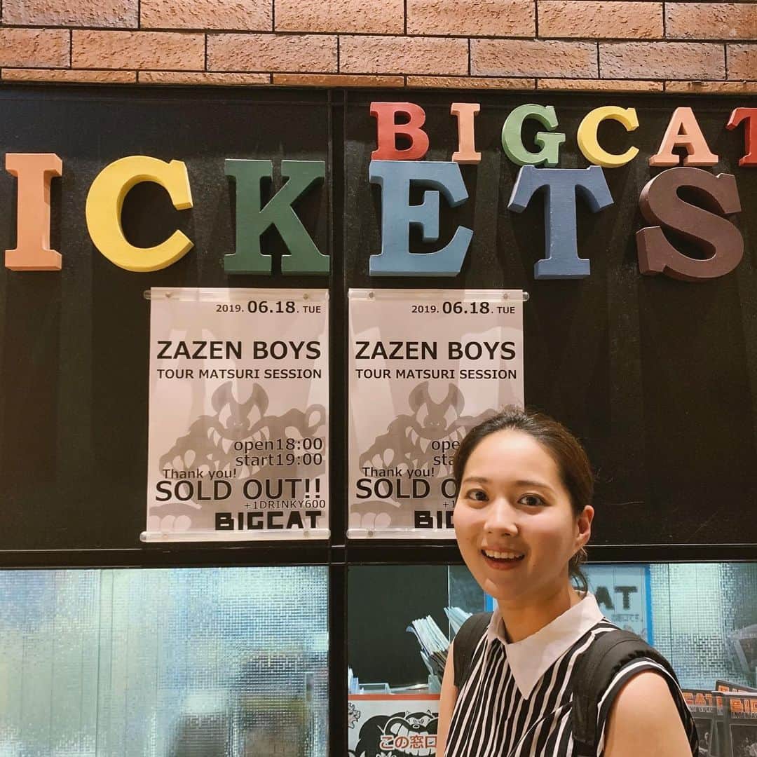 永尾亜子さんのインスタグラム写真 - (永尾亜子Instagram)「. ZAZEN BOYS TOUR MATSURI SESSION いってまいりました。 独特の空気、緊張感。 かっこよすぎてしびれました！」6月21日 13時21分 - ako_nagao