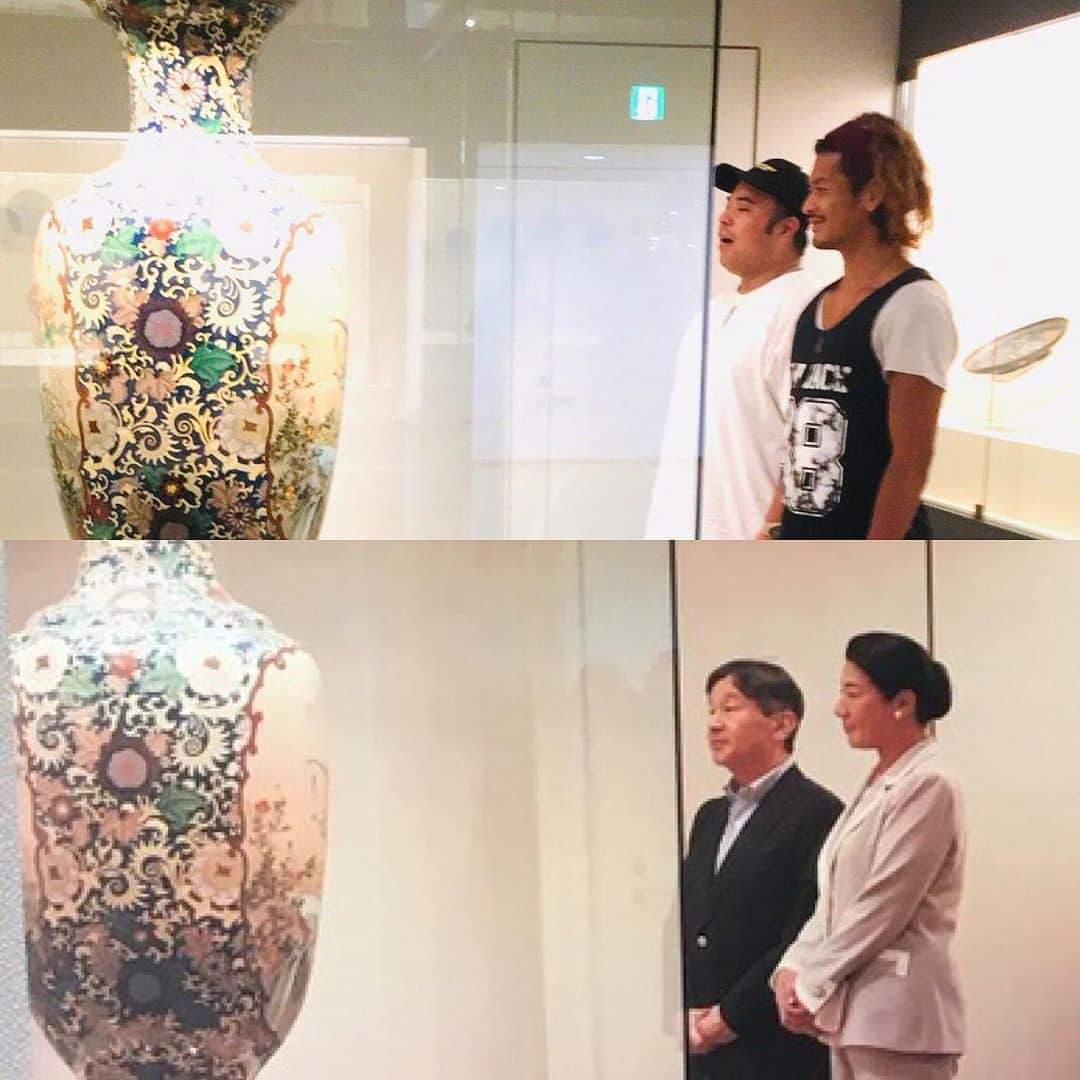 のインスタグラム：「#天皇陛下 が訪れた #愛知 #あま市七宝焼アートヴィレッジ  へ🏃‍♂️ 気分は #天皇 🐕  #詳しくはblogで ✍️ #旅 #trip #japan #日本 #七宝焼き #七宝焼きアートヴィレッジ #旅人 #名古屋 #nagoya」