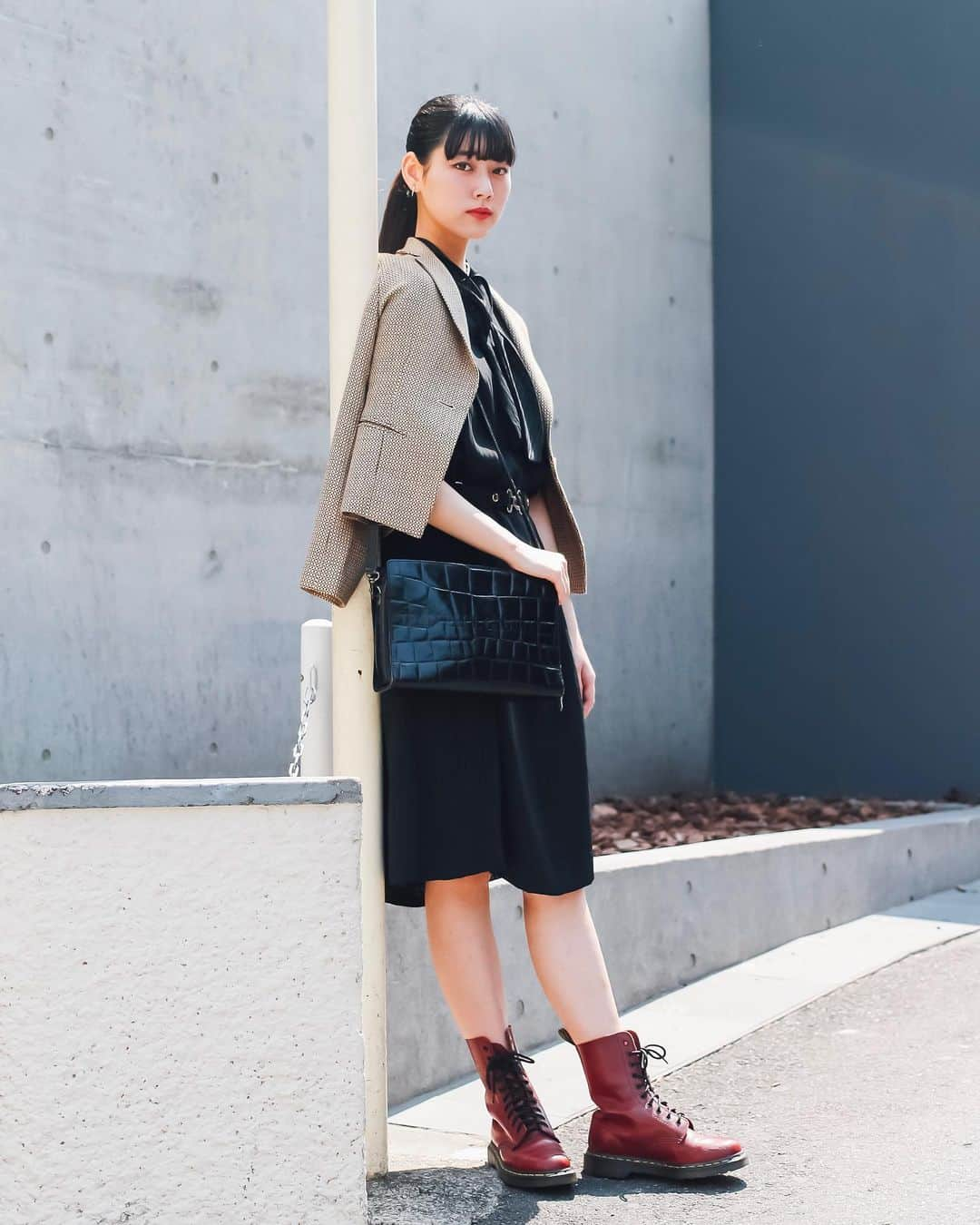 Fashionsnap.comさんのインスタグラム写真 - (Fashionsnap.comInstagram)「【#スナップ_fs】 Name 咲樹  Jacket #used Dress #used Shoes #DrMartens  #fashionsnap #fashionsnap_women」6月21日 14時05分 - fashionsnapcom