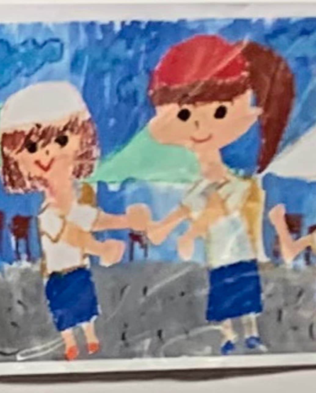 夏木マリさんのインスタグラム写真 - (夏木マリInstagram)「One of Loveプロジェクトの新しい試み、2国間の児童、交換の絵が、渋谷区中央図書館にて本日から30日まで展示中です。  お友達というテーマで書いてもらいました。支援先のエチオピアの児童と、色付きが、渋谷区千駄谷小学校の生徒の絵です。  是非、ご覧ください、、、 #OneofLoveプロジェクト #支援 #絵の交換 #渋谷区 #中央図書館 #6月30日まで #千駄谷小学校 #エチオピア #ディママノ校 #友達 #friends #マリルージュ #マリルージュの日 #rose  #music #NATSUKIROCK #marinatsuki  #夏木マリ」6月21日 14時21分 - mari_natsuki