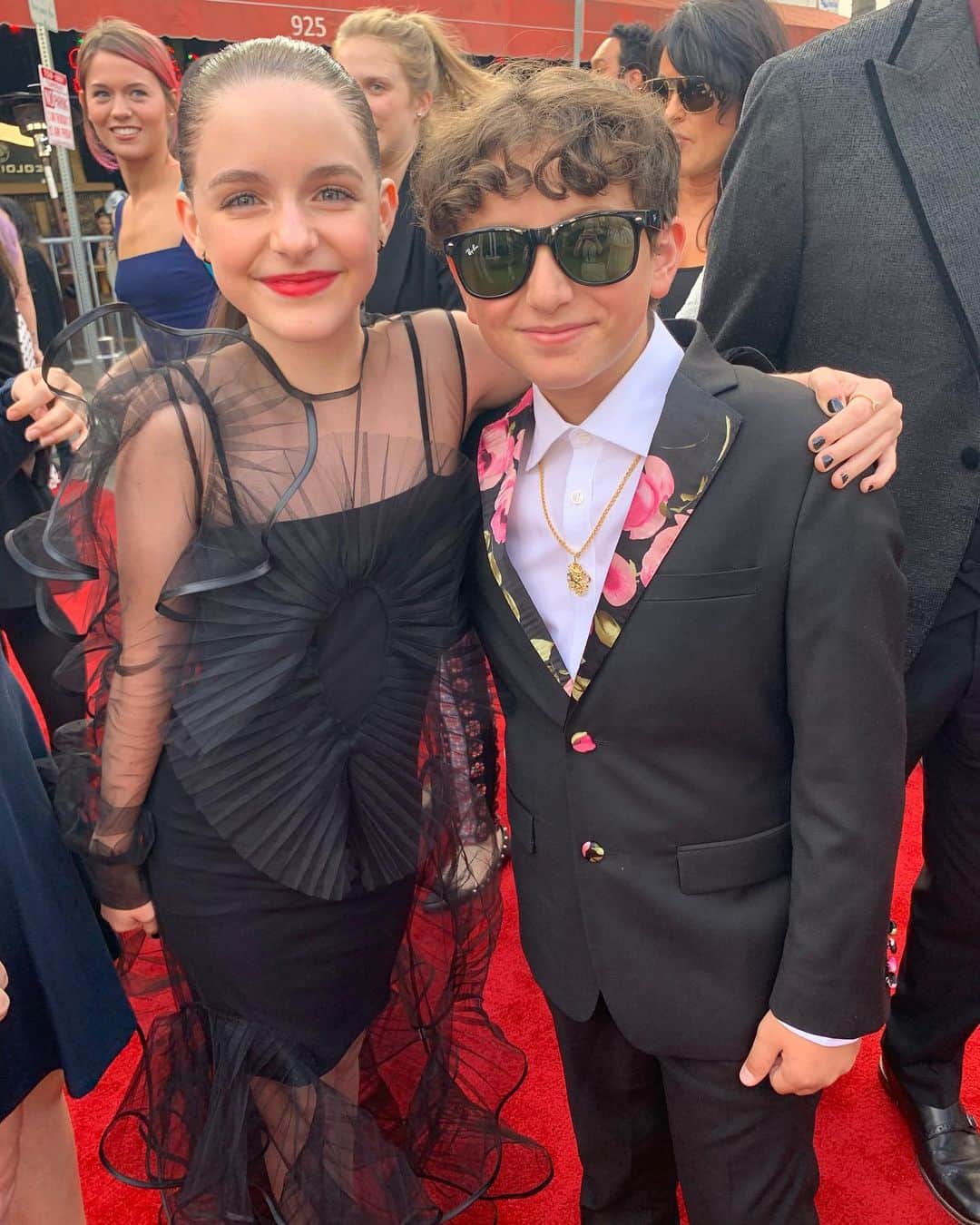 オーガスト・マトゥーロのインスタグラム：「I’m so proud of my best friend! You are amazing as #JudyWarren! Now we are both a part of the Conjuring Universe! Everybody go see #AnnabelleComesHome」