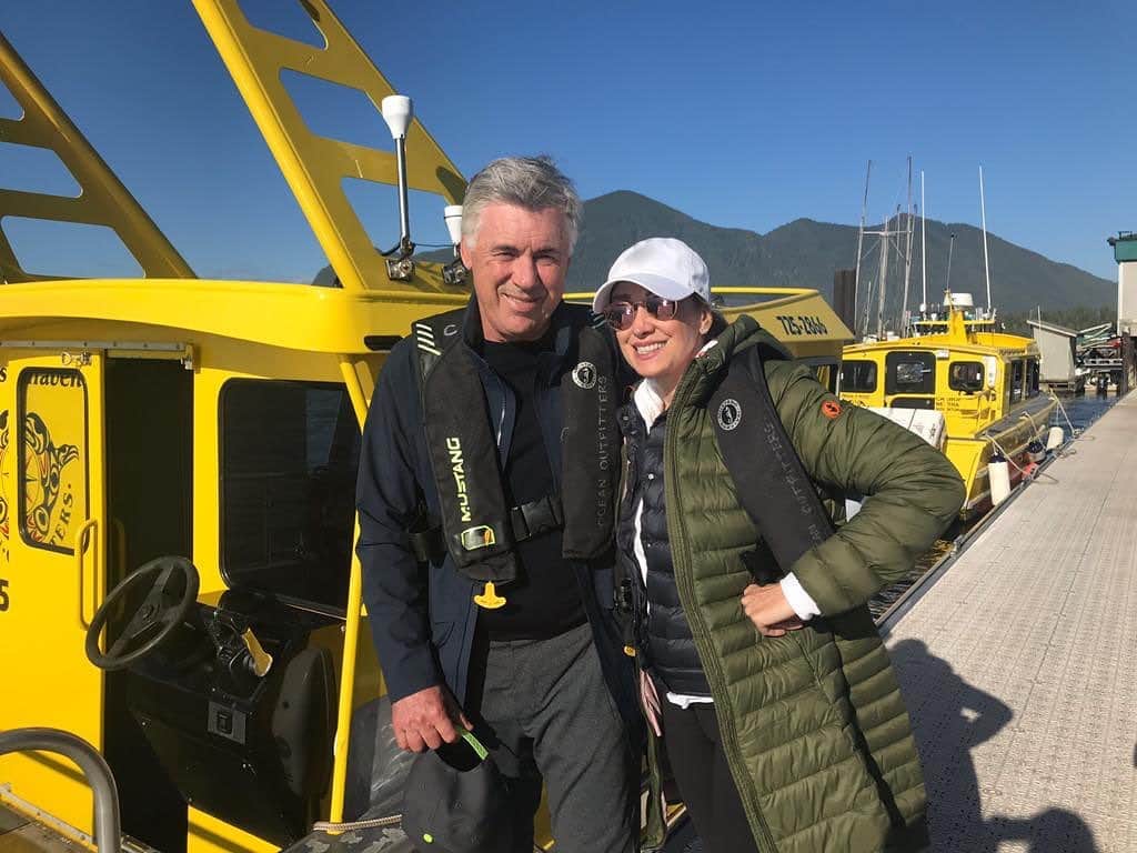 カルロ・アンチェロッティのインスタグラム：「Whale watching today!」