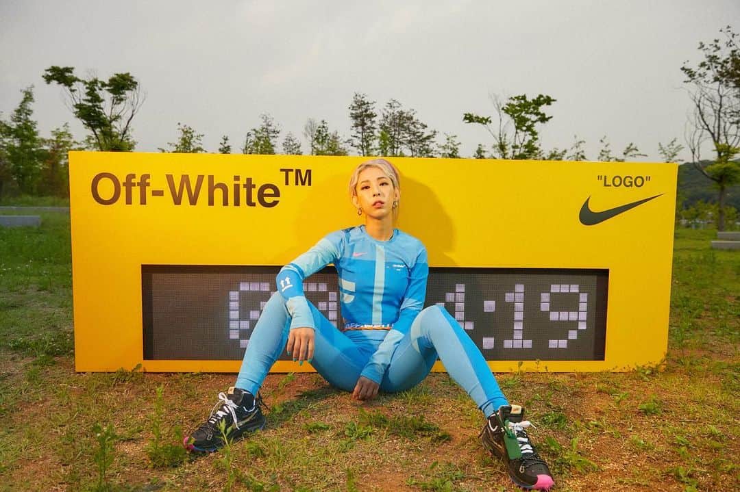 MINA MYOUNGさんのインスタグラム写真 - (MINA MYOUNGInstagram)「Nike c/o Virgil Abloh “Athlete in Progress” collection  Thanks to @nike x @off___white #ATHLETEINPROGRESS @nrgrunners」6月21日 15時28分 - minamyoung
