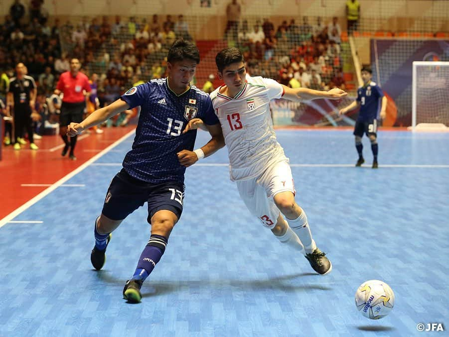 日本サッカー協会さんのインスタグラム写真 - (日本サッカー協会Instagram)「📸Match Photos ﻿ ・﻿ 決勝進出！！ U-20フットサル日本代表は、20日(木)に行われたAFC U-20フットサル選手権イラン2019の準決勝で、開催国であり前回王者のU-20フットサルイラン代表と対戦。延長までもつれる大激戦の末、日本は8-4で勝利しました。 ・﻿ 🏆AFC U-20フットサル選手権イラン2019﻿ 🆚U-20フットサルイラン代表🇮🇷 ・﻿ GK 1 #田淵広史﻿ FP 5 #畠山勇気﻿ FP 7 #髙橋裕大﻿ FP 11 #本石猛裕 ﻿ FP 14 #山田慈英﻿ ⚽得点者 ﻿ FP  8 #橋本澪良 FP  13 #大塚尋斗 FP  6 #大澤雅士 FP  11 #本石猛裕 FP  3 #井口凜太郎 FP  14 #山田慈英 FP  5 #畠山勇気 FP  12 #木村優太 ・﻿ #daihyo #jfa」6月21日 15時44分 - japanfootballassociation