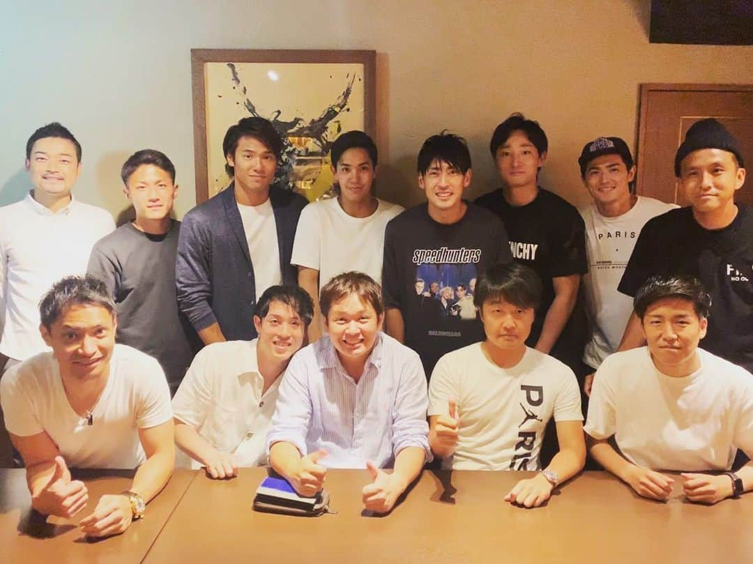 稲本潤一さんのインスタグラム写真 - (稲本潤一Instagram)「Team Polyvalent会🍽 楽しい食事会でした😄 #北原亘 #大島僚太 #中村克 #武藤嘉紀 #秋本真吾 #田中大貴 #谷口彰悟 #稲本潤一」6月21日 15時55分 - junichi_inamoto17