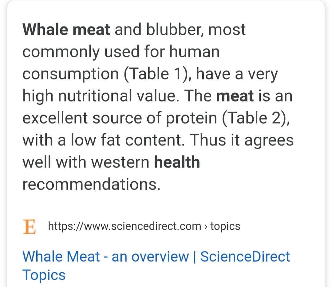 マヌー・ベネットさんのインスタグラム写真 - (マヌー・ベネットInstagram)「Nutritional facts about whale meat.」6月21日 15時58分 - manubennett