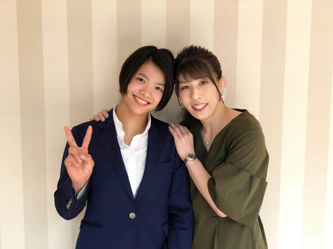 阿部詩さんのインスタグラム写真 - (阿部詩Instagram)「. 今日は吉田沙保里さんと対談させていただきました！ 色々な話ができ面白かったです。 とてもいい話も聞けました！☺️ 世界選手権、オリンピックに向けてさらに、自分を高めていきます！ 後日掲載されるのでお楽しみに😆」6月21日 16時21分 - abe_uta