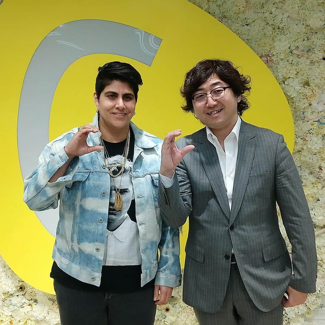 森川亮のインスタグラム：「Beautycon社長と。」