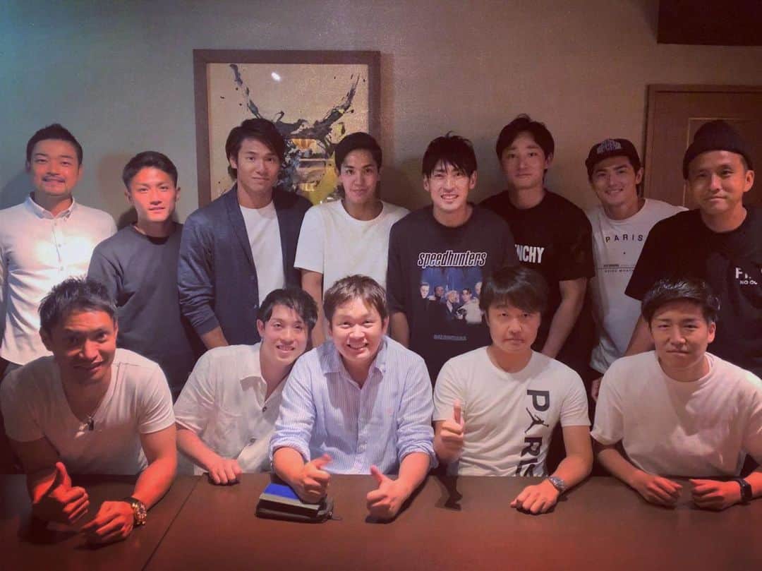 田中大貴のインスタグラム：「Team polyvalent ! 同じ事務所のメンバーとの食事会 ! 色々な話を聞いていい刺激を貰いました。 これからも高め合って頑張っていけたらと思います !」