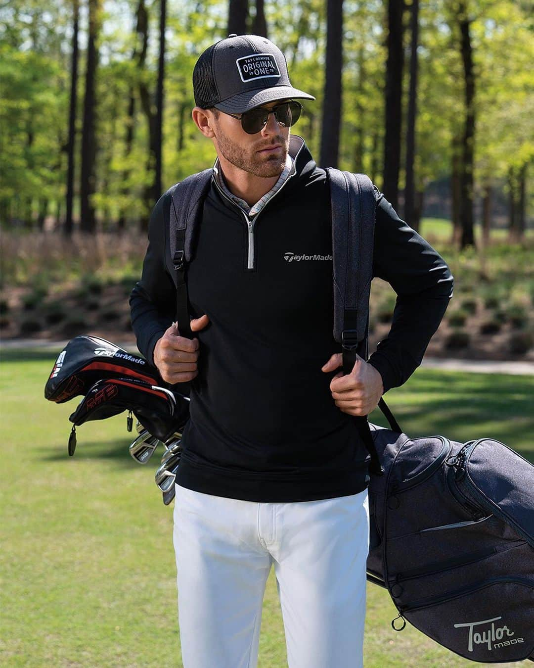 テーラーメイド ゴルフさんのインスタグラム写真 - (テーラーメイド ゴルフInstagram)「Bringing confidence to your game and your style. Introducing TaylorMade performance apparel in collaboration with @petermillar. Shop the exclusive collection of premium polos, pullovers and sweaters now.」5月29日 1時21分 - taylormadegolf