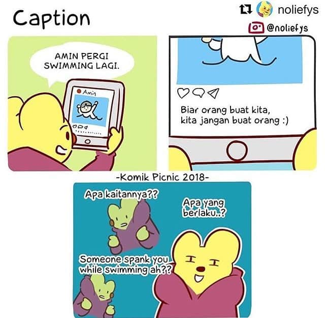 Koleksi Komik Malaysiaさんのインスタグラム写真 - (Koleksi Komik MalaysiaInstagram)「#Repost @noliefys with @get_repost ・・・ "Aku geram tengok orang post gambar tapi caption dia takde kena mengena dengan gambar" 😂😂😂 (dari Twitter) . . #komikhambar #komikmalaysia #komikpicnic #komik #captions #ignorethatbutthead #picnicel」5月28日 18時56分 - tokkmungg_exclusive