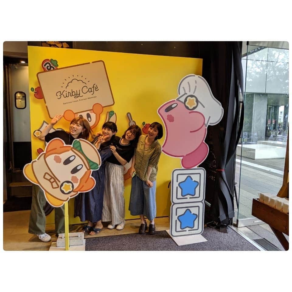 河野ひかるのインスタグラム：「#カービィカフェ 🍎 さらさの誕生日会🎂」