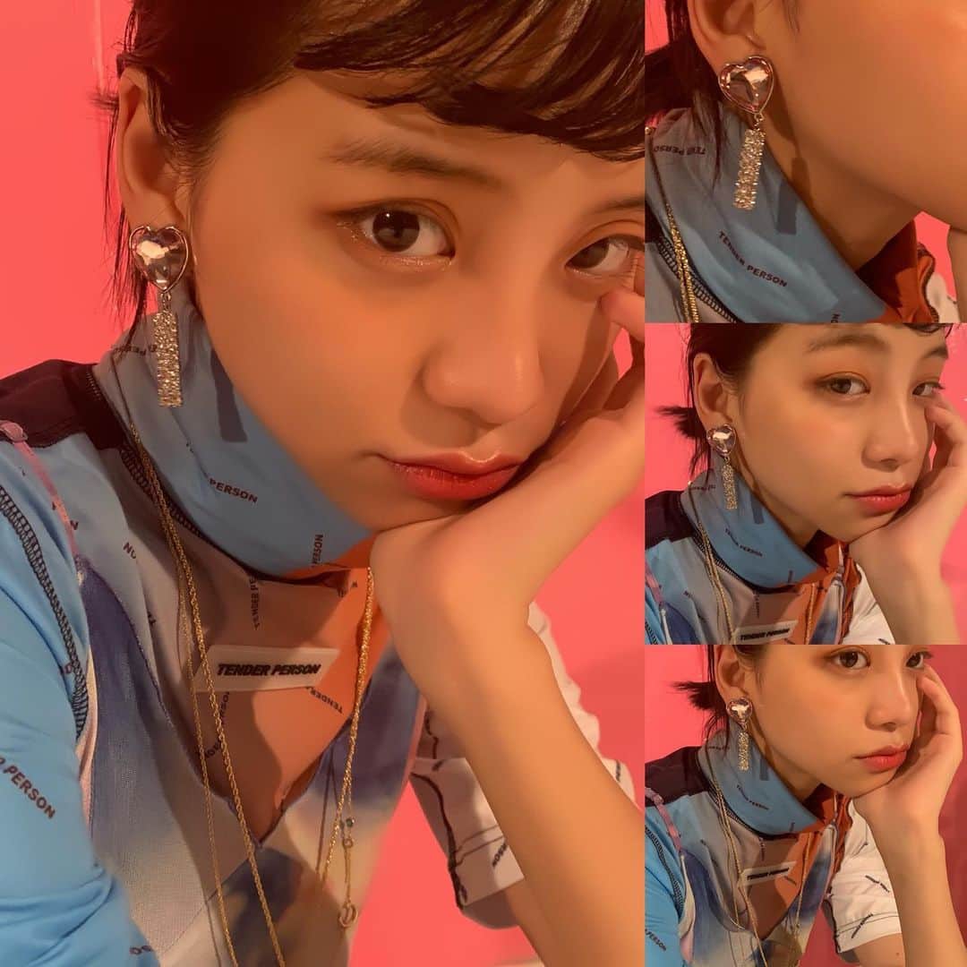 高橋有紀のインスタグラム：「#liquem_yuki19ss 今期のコラボアクセ最後の１つはこのイヤリング💎かわいく仕上がりました🥺6月8日一般販売スタート！ ビジュアルの写真上がってくるのも楽しみ〜 #liquem_yuki  #hairmake  #osakana_yuki」