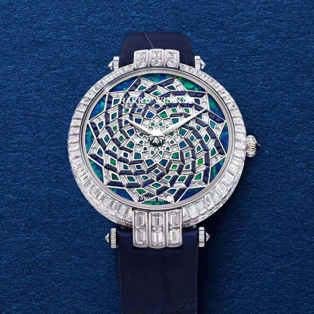 ハリー・ウィンストンさんのインスタグラム写真 - (ハリー・ウィンストンInstagram)「Be hypnotized by the Premier Hypnotic Opal Mosaic #timepiece, a new creation inspired by Mr. Winston’s passion for motion and color. Click the link in bio for details. #HarryWinston」5月28日 20時34分 - harrywinston