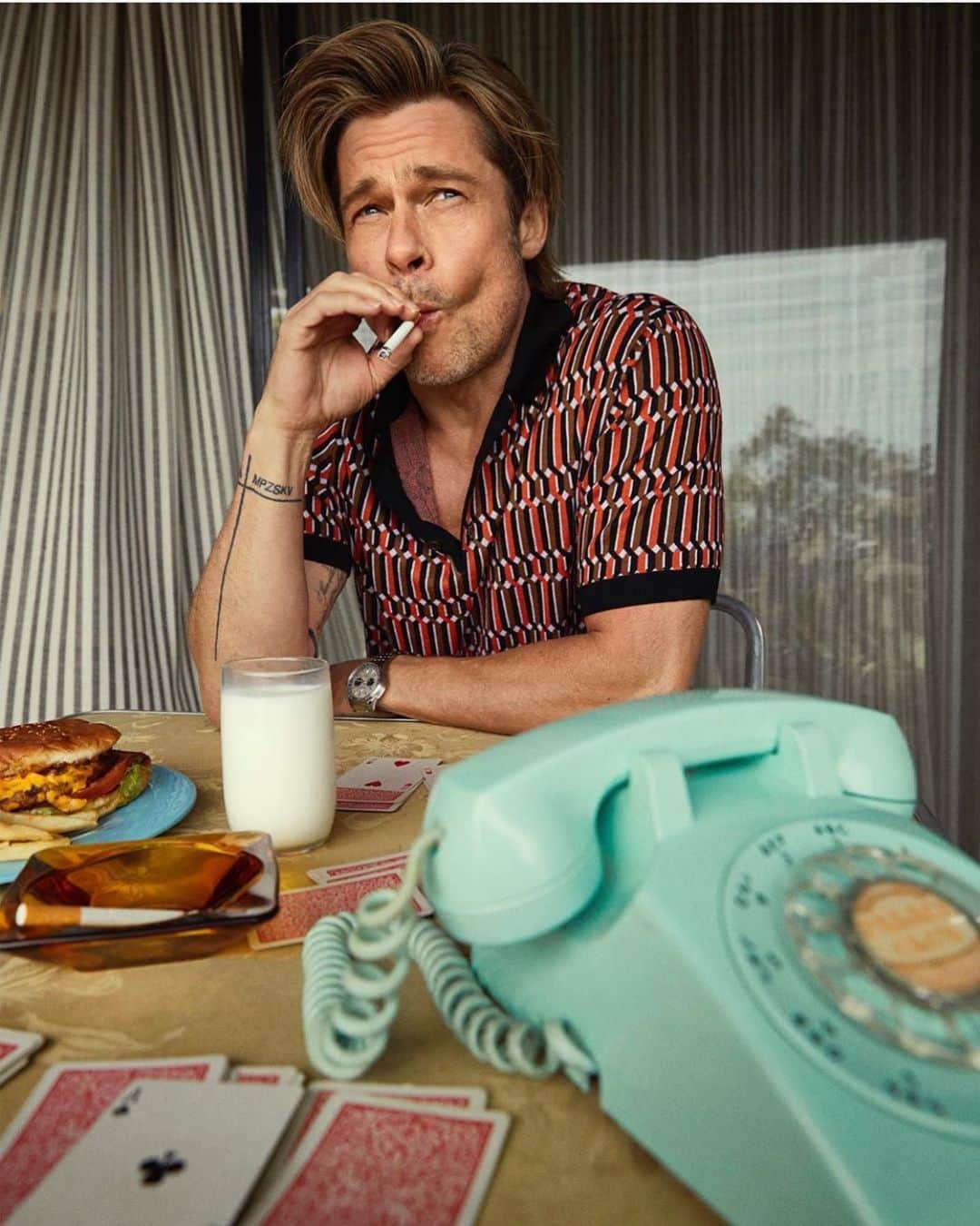 WATCHMANIAさんのインスタグラム写真 - (WATCHMANIAInstagram)「Brad Pitt for @esquire , photographed by @alexilubomirski . May 2019.」5月28日 20時46分 - watchmania