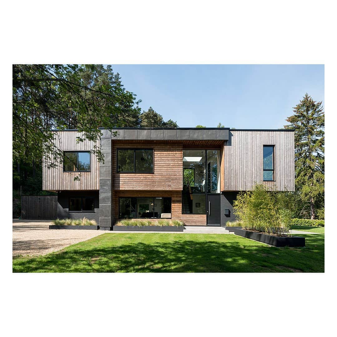 The Modern Houseさんのインスタグラム写真 - (The Modern HouseInstagram)「Pining Over: an expansive home in Farnham secluded by the surrounding pine woodland. Follow the link to request a viewing this weekend.  #woodland #farnham #themodernhouse」5月28日 20時58分 - themodernhouse