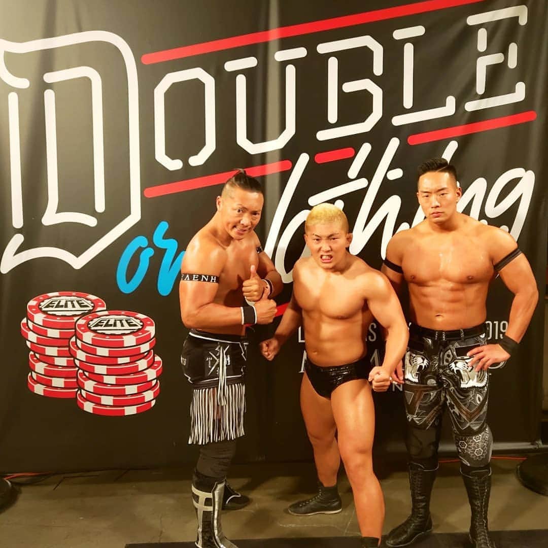 CIMAさんのインスタグラム写真 - (CIMAInstagram)「What a historical show. May 25th 2019. #AEW #aewdon #doubleornothing #STRONGHEARTS #OWE」5月29日 2時57分 - supercima1115
